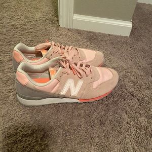 Pink New Balance shoes! Size 7.5. Barely worn!